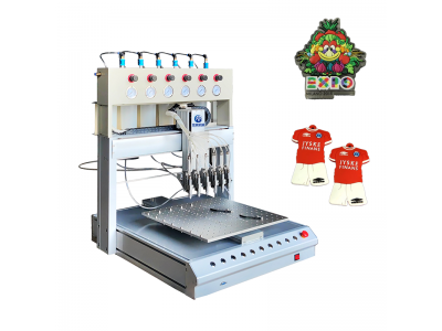 6 color drop molding machine